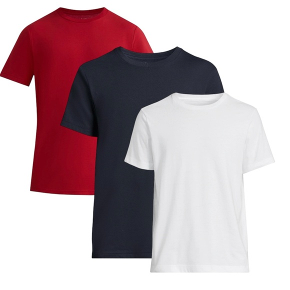 3-Pack George Men's Short Sleeve
Crew Neck Moisture Wicking Tees Size L (42-44) - Picture 1 of 10